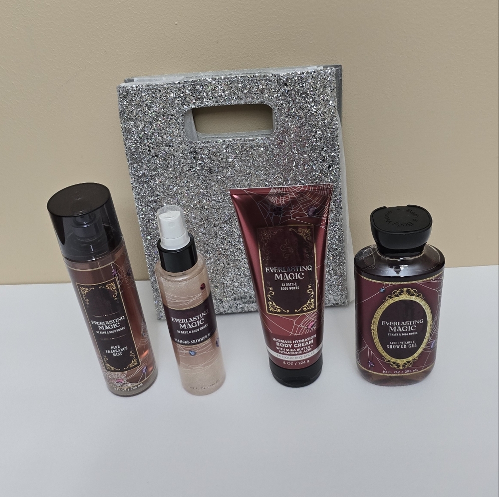 Bath & Body Works Everlasting Magic Bath Set with Glitter Bag